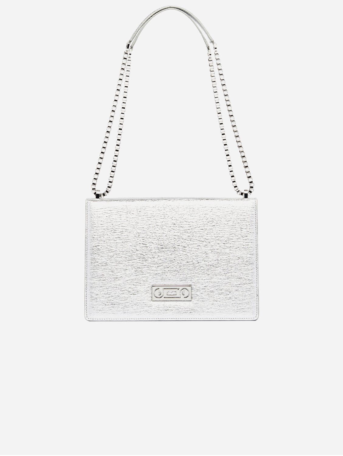 Cristiana Pinatex® Vegan Leather Shoulder Bag - Silver Metallic | Eco-Friendly Women's Handbag for Work, Travel & Everyday Use
