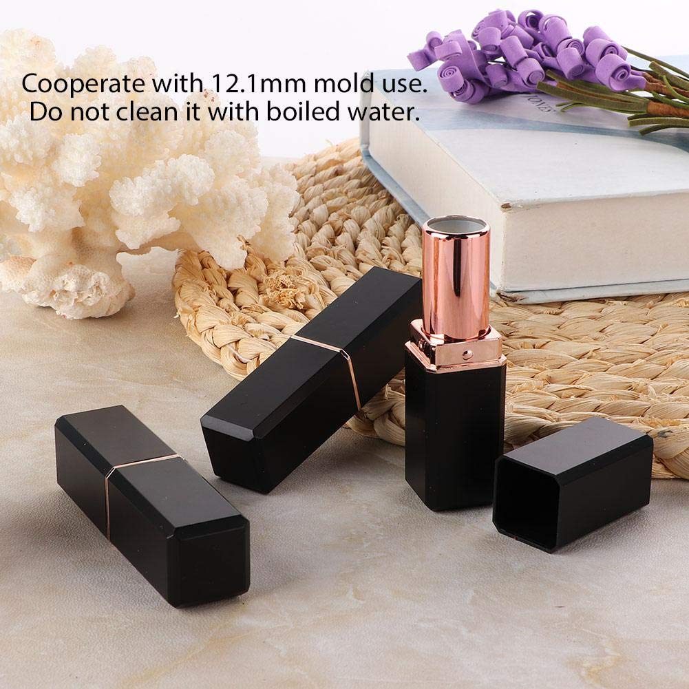 10pcs Empty Lipstick Tubes - Refillable DIY Lip Balm Containers for Homemade Cosmetics | Perfect for DIY Lipstick, Lip Balm, and Beauty Packaging | Great for Makeup Artists, Salons, and Personal Use