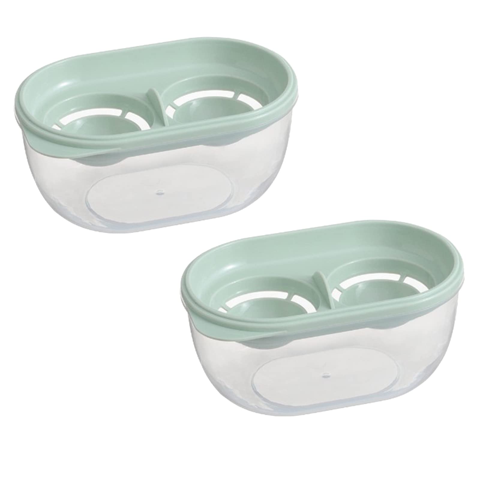 2Pcs Egg White Separator with Storage Bowl - Kitchen Gadget for Baking, Cooking & Meal Prep - Perfect for Separating Egg Yolks, Making Meringues & Protein Shakes