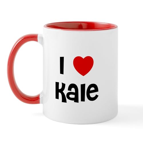 White/Red Inside - I * Kale Mug