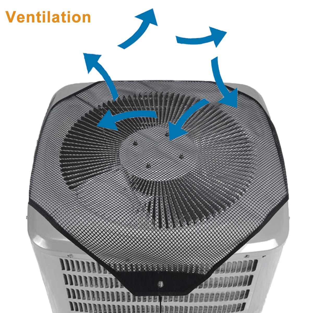 Jeacent Black Air Conditioner Cover for Outside Units - 28