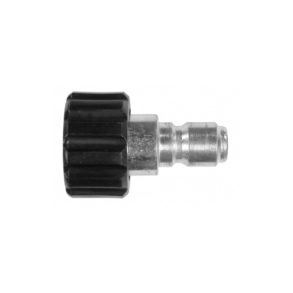 M22 x Quick Connect Plug (3/8) Adapter - Brass Water Hose Fitting for Garden, Car Wash & Pressure Washer Accessories