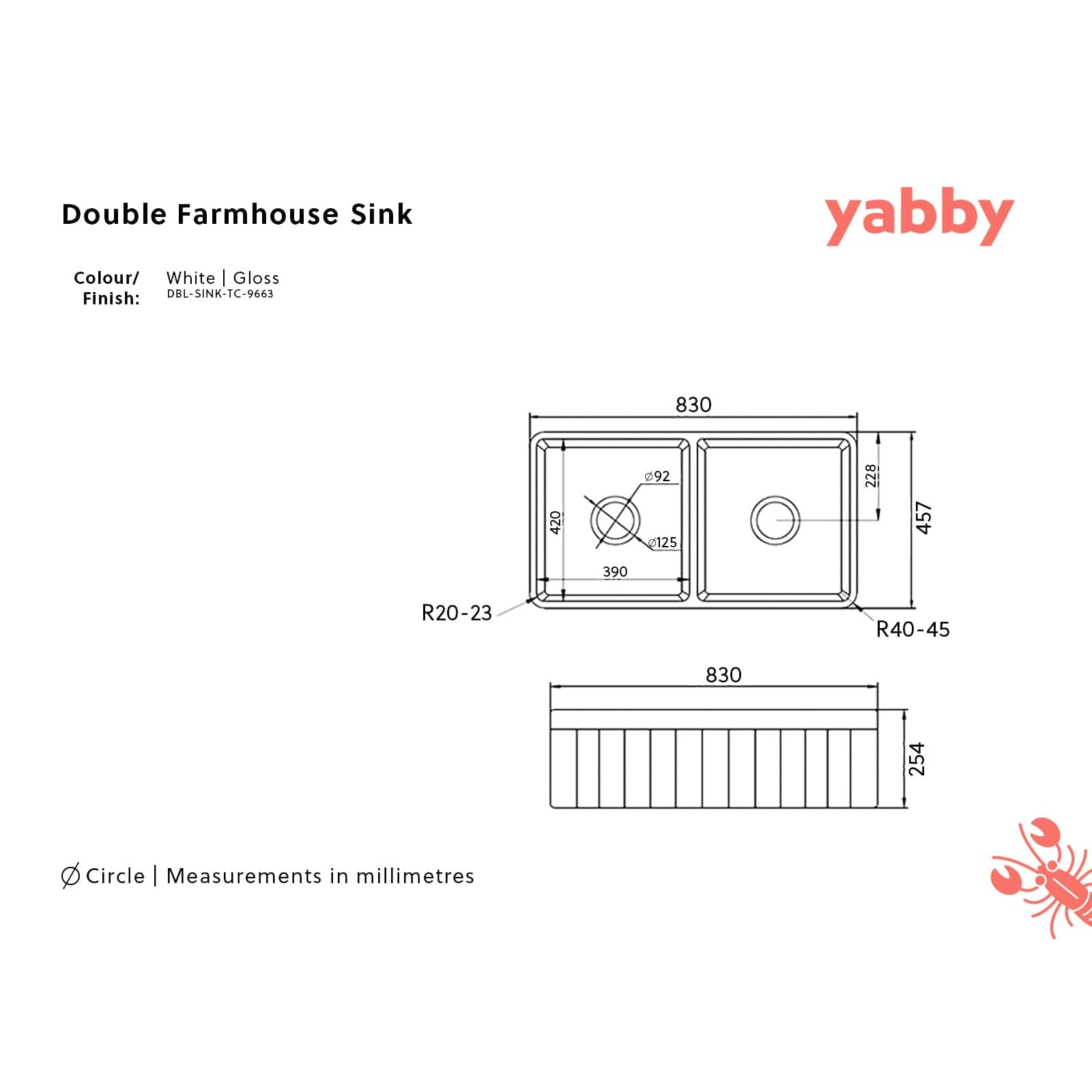 Premium Double Farmhouse Fireclay Kitchen Sink - Durable & Stylish for Modern Farmhouse & Rustic Home Decor - Perfect for Busy Kitchens & Entertaining