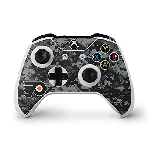 Officially Licensed NHL Philadelphia Flyers Camo Gaming Skin for Xbox One S Controller - Custom Decal Protection for Gamers | Perfect for Gaming Sessions & Collectors