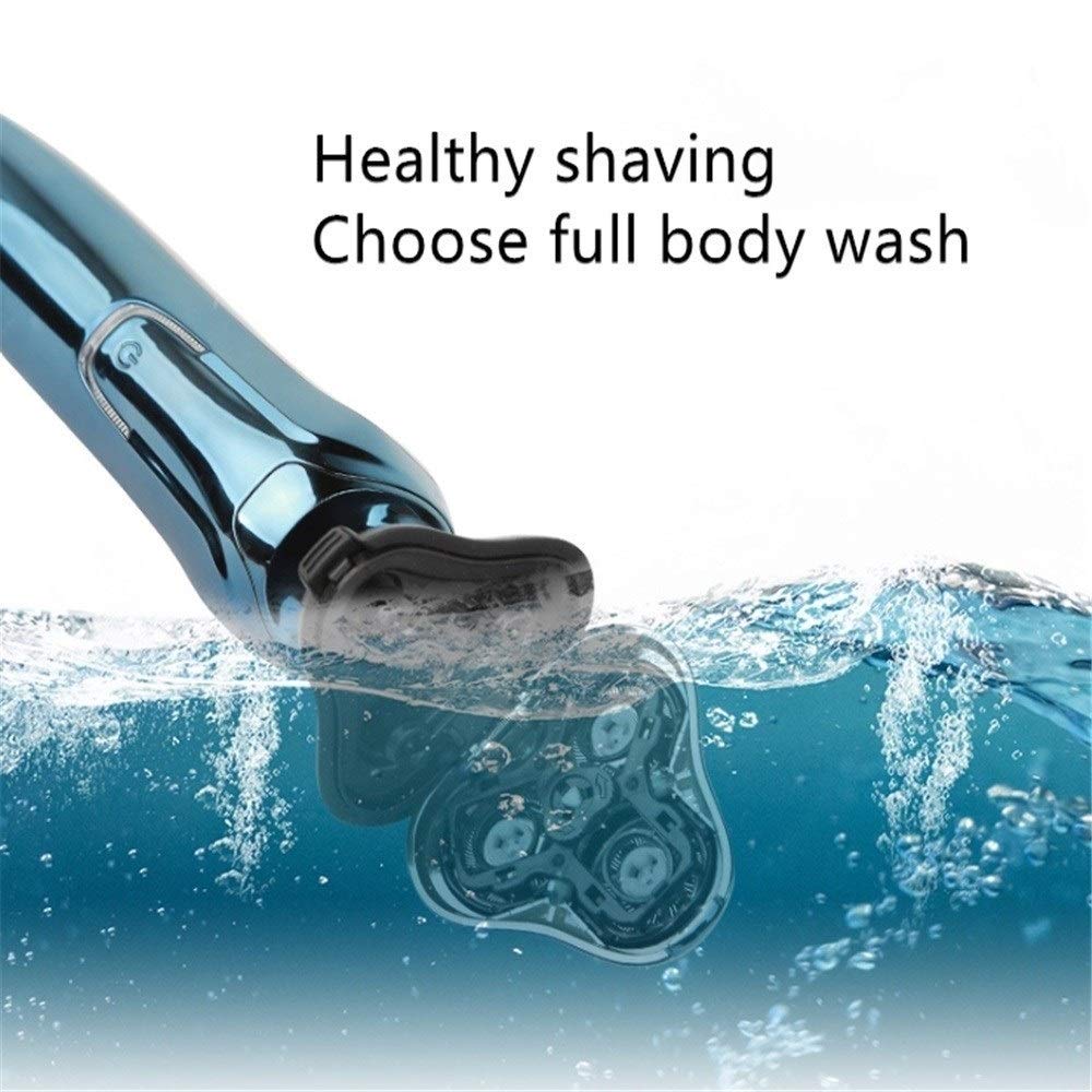 Rechargeable Electric Shaver for Men - Waterproof Body & Face Shaver with USB Charging - Perfect for Travel, Gym & Daily Grooming Routine