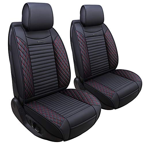 2 Pcs Front/Black-Red