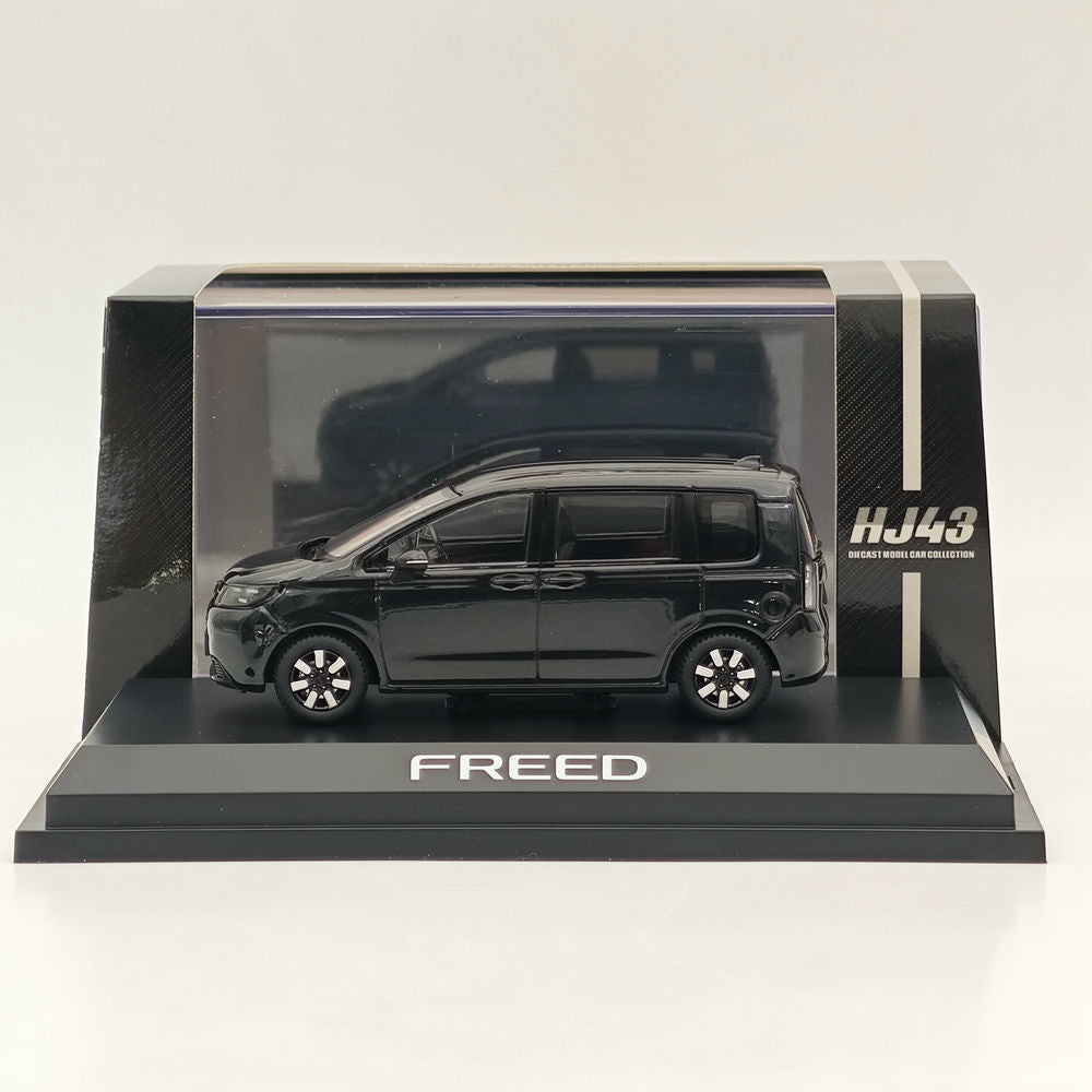 1/43 Scale Honda FREED Crystal Black Pearl Diecast Model Car by Hobby Japan - HJ431009BK - Collectible Miniature Vehicle for Display & Gifts