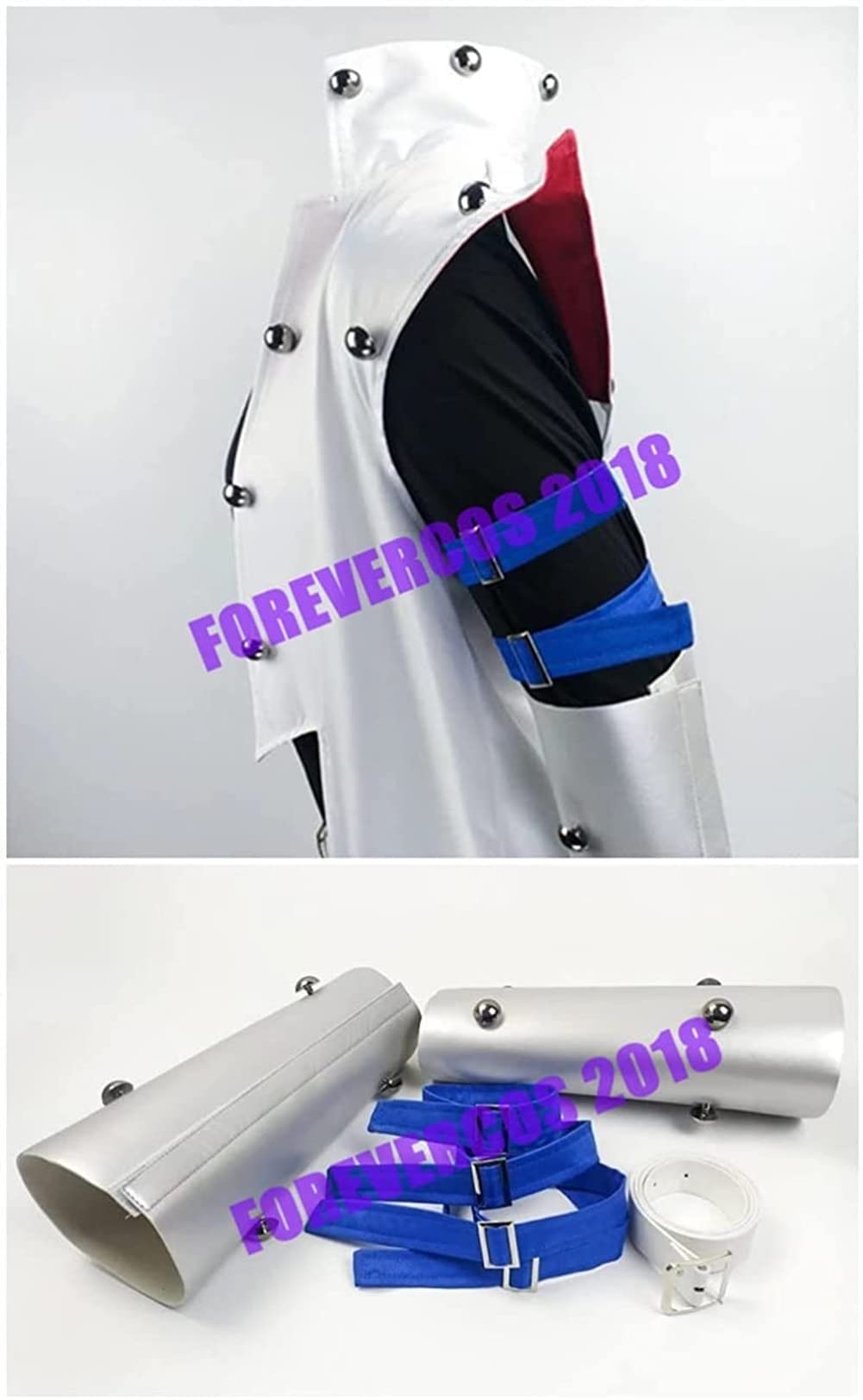 Yu-Gi-Oh! Seto Kaiba Cosplay Costume Full Set for Men - Premium Quality Halloween Anime Cosplay Outfit (XXXL) - Perfect for Conventions, Halloween Parties & Cosplay Events