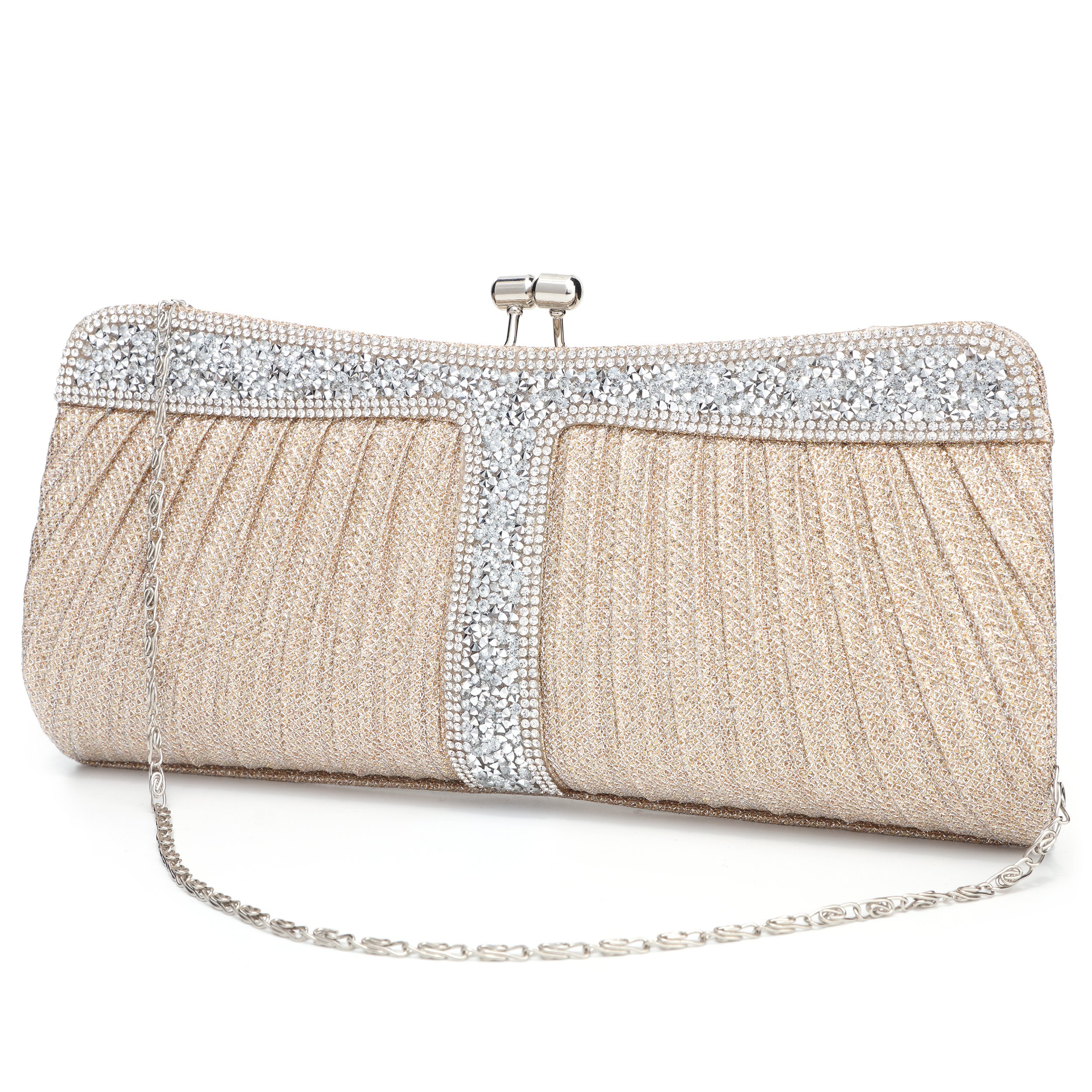 Sparkling Rhinestone Clutch Purse for Women - Elegant Evening Bag for Weddings, Prom, Parties & Special Occasions | Perfect as Bridal Accessory, Gala Event or Date Night Clutch