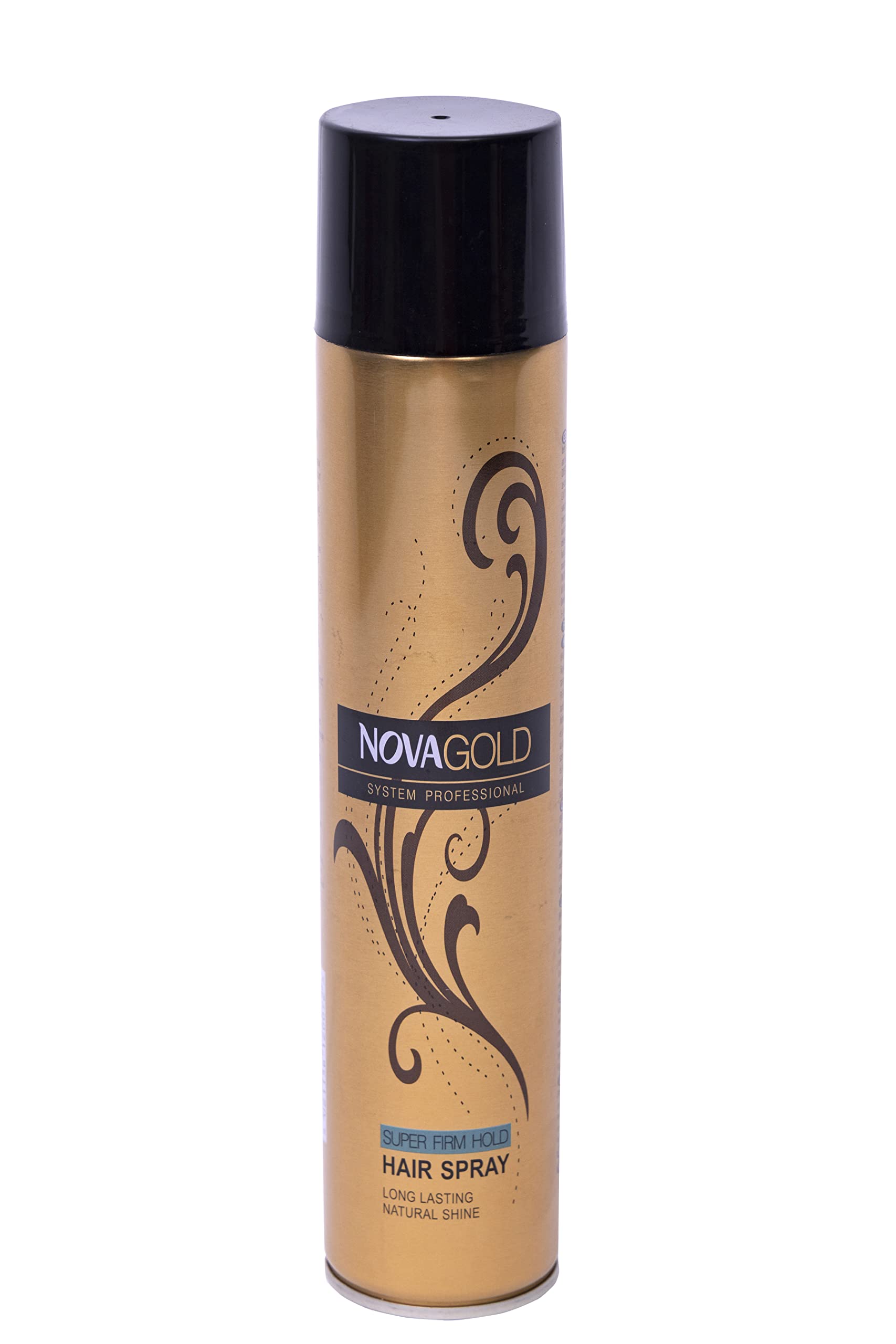 ClubBeauty Nova Gold System Professional Hair Setting Spray - Super Firm Hold Hairspray for All Hair Types (400ml) - Perfect for Styling, Updos, and Long-Lasting Hold for Weddings, Parties, and Events