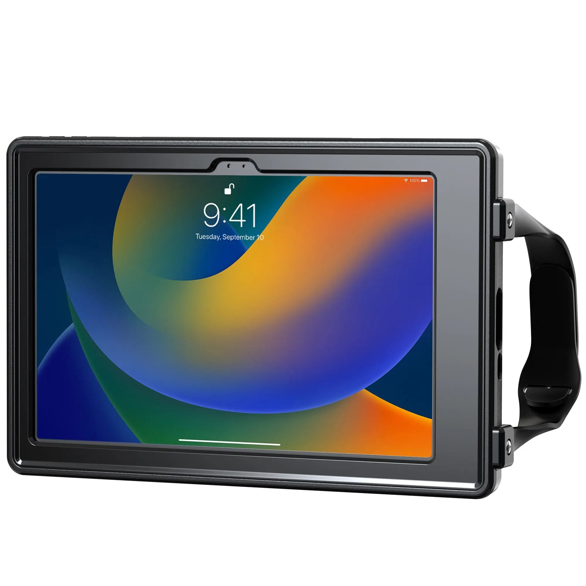 VersaGuard Twist Lock iPad Case with Dock & Wireless Charging for iPad 10.9 inch 10th Gen / iPad 11 (A16) - Protective Cover for Work, Travel & Home Use