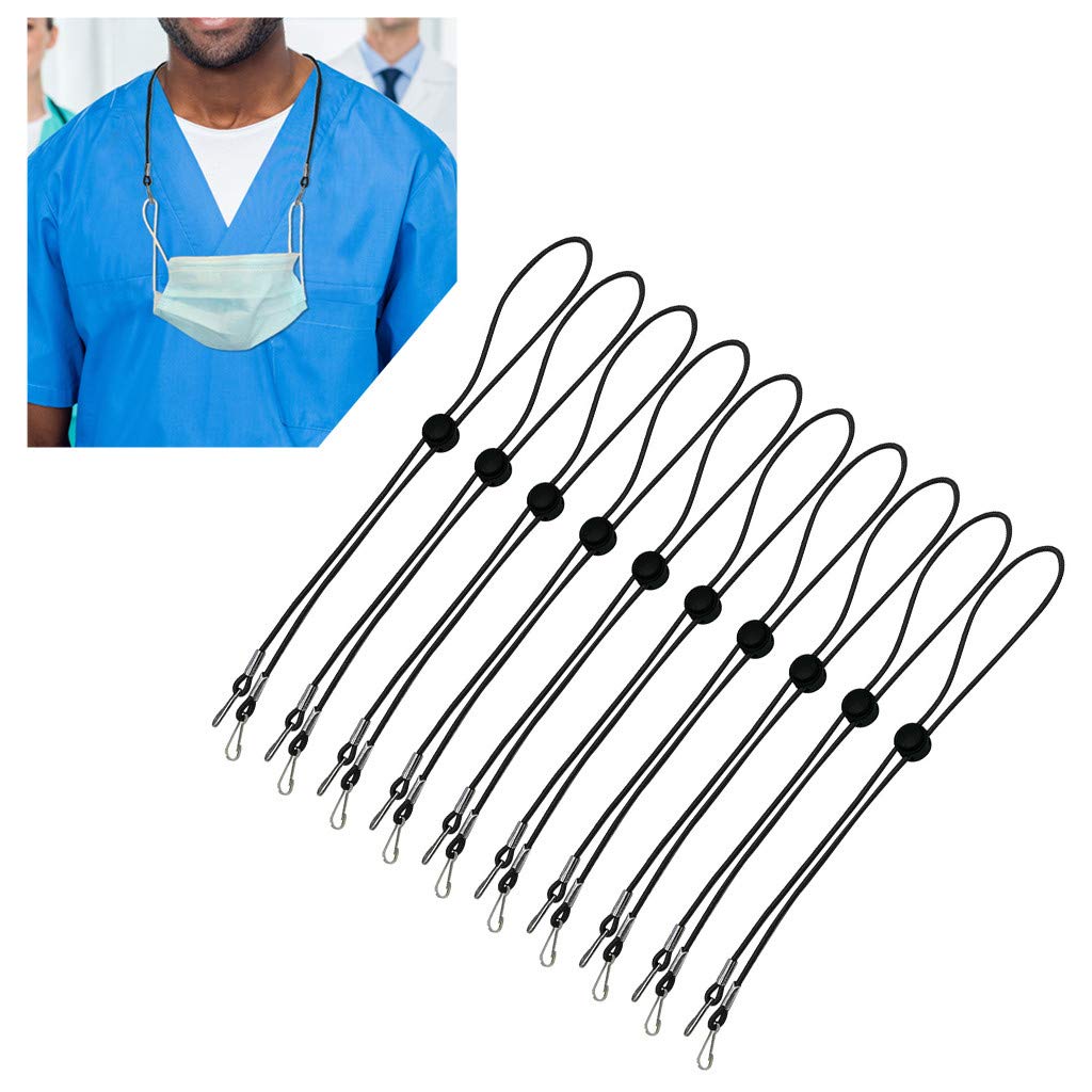 5-20 Pack Adjustable M.a.s.k Lanyards - Durable Retractable ID Badge Holder for Work, School & Events