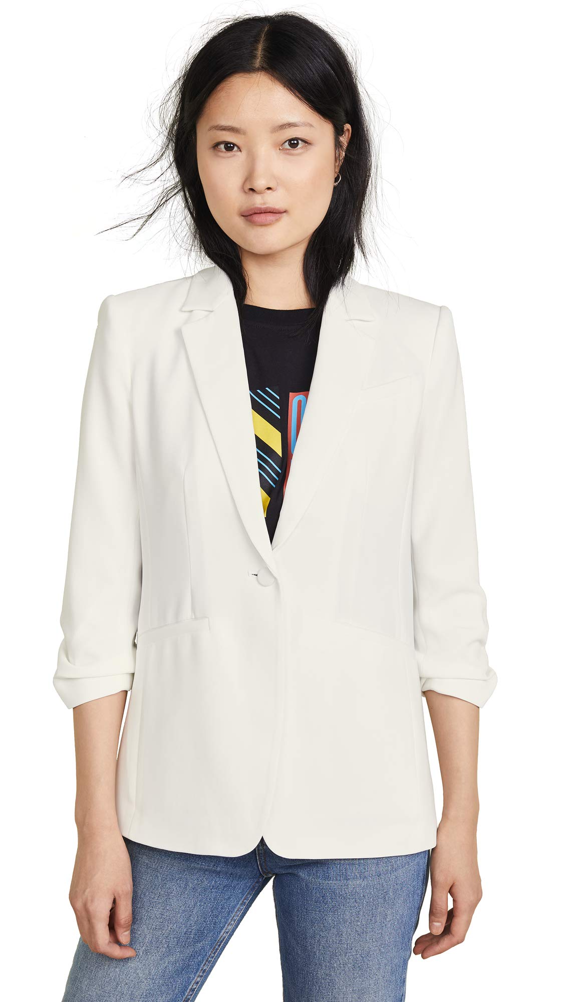Cinq a Sept Women's Crepe Khloe Blazer - Elegant Tailored Jacket for Work & Evening Wear | Office Outfits & Special Occasions