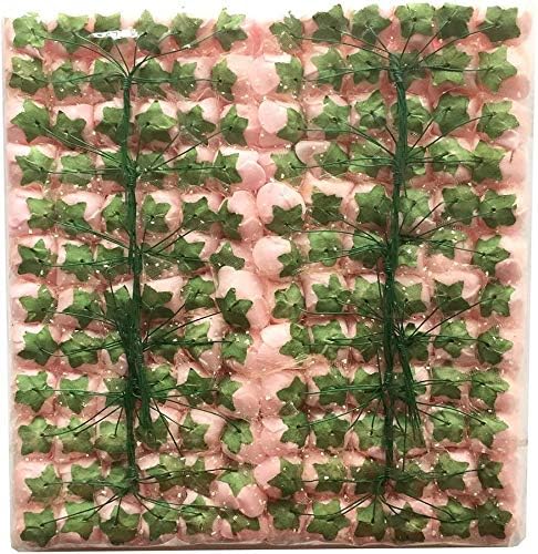 144pcs Mini Artificial Rose Flower Heads - Light Pink Fake Roses with Gauze Base for Wedding Decor, Scrapbooking, DIY Crafts, Home & Party Decoration