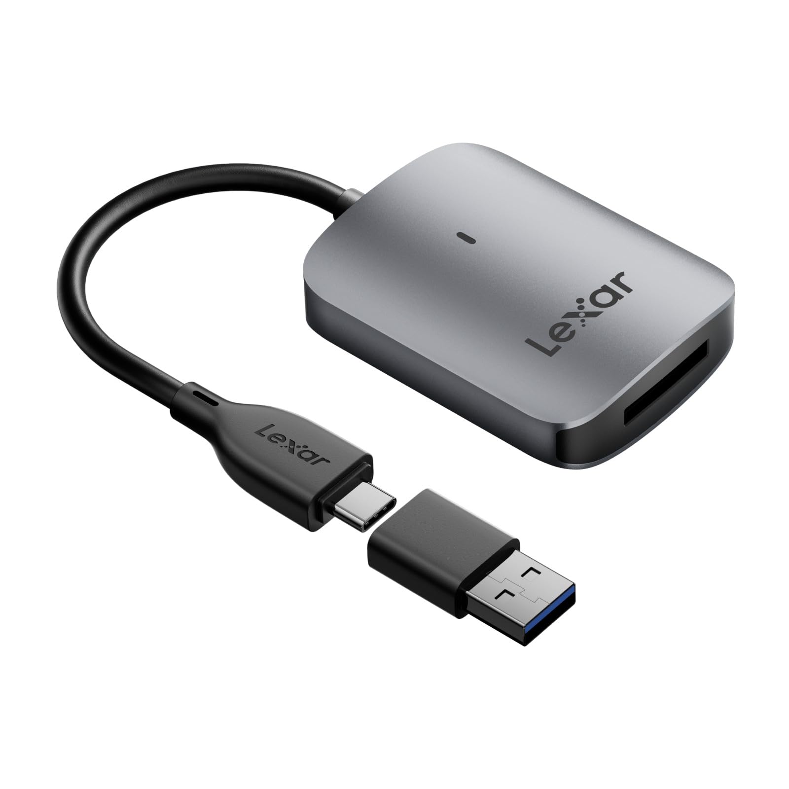 Lexar RW515 CFexpress Type A Card Reader - High-Speed 900MB/s USB 3.2 Gen 2 Memory Card Reader for CFexpress Type A Cards | Includes USB-C Cable & Adapter | Perfect for Photographers & Videographers (LRW515U-RNHNG)