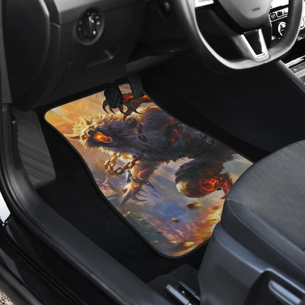Beast Werewolf Monster Car Floor Mats - Premium Custom Fit All-Weather Protection for Trucks & SUVs - Perfect for Halloween, Cosplay & Horror Enthusiasts