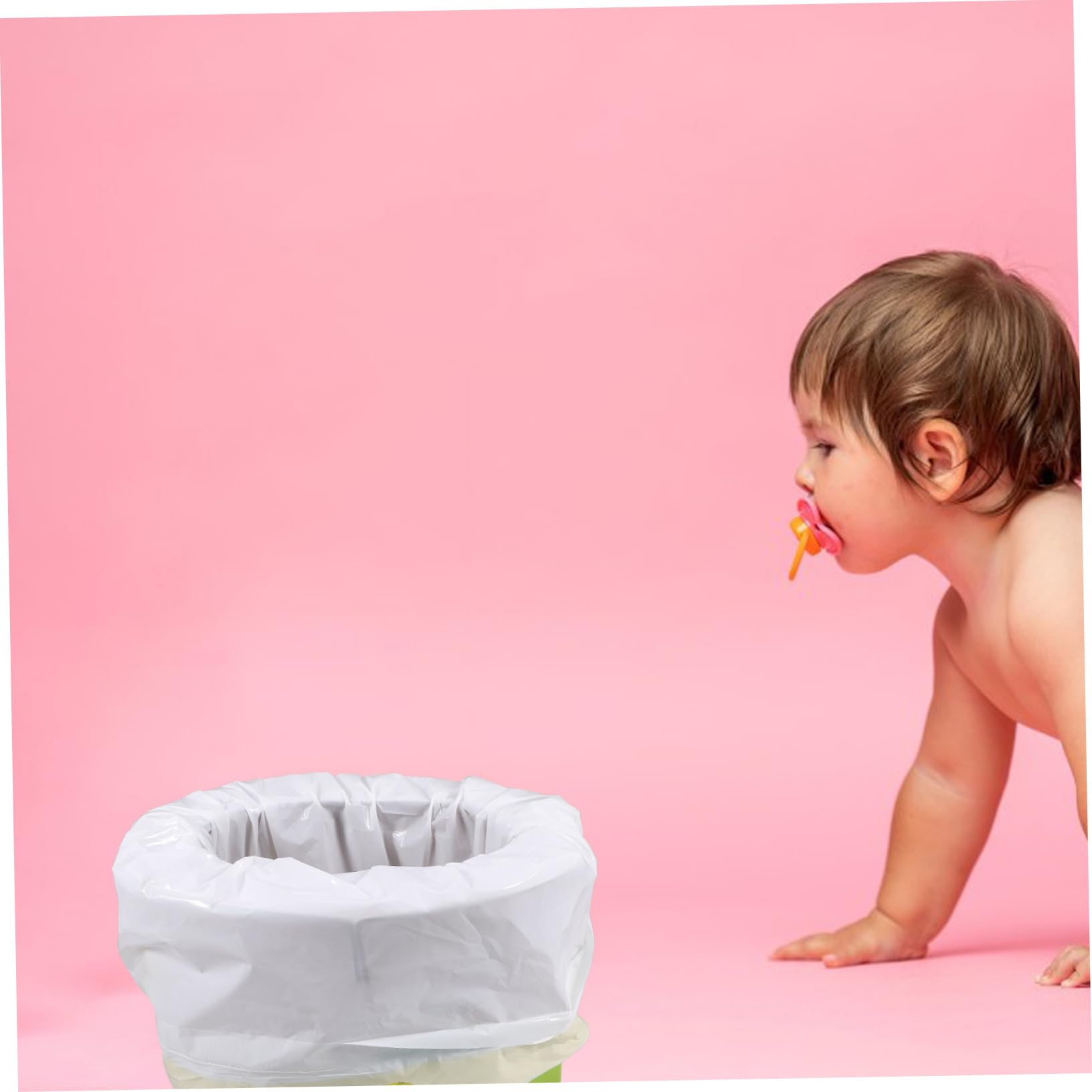 HAPINARY 2-Pack Portable Toilet for Camping & Travel - Lightweight White Plastic Commode with Potty Seat - Ideal for Outdoor Adventures, Road Trips & Emergency Use