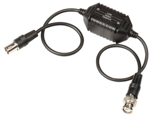 High Performance Coaxial Video Ground Loop Isolator - BNC Male to BNC Female Connector for CCTV, Security Cameras & AV Systems - Eliminate Noise & Improve Signal Quality