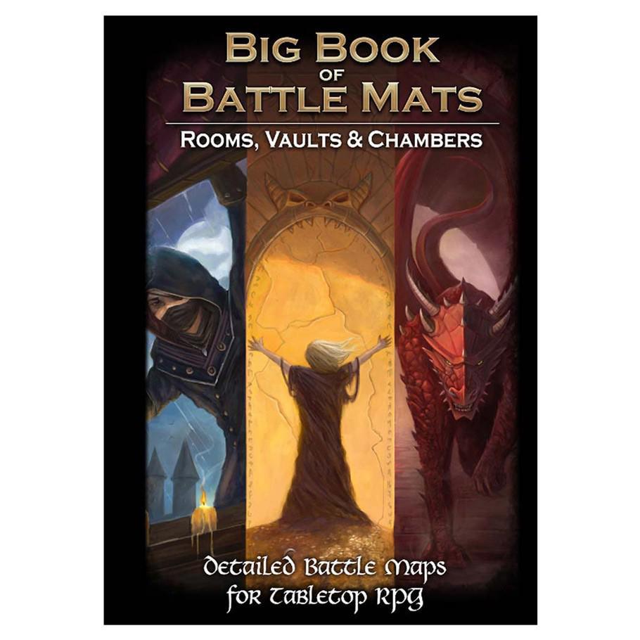 Big Book of Battle Mats: Dungeon Rooms, Treasure Vaults & Secret Chambers for D&D RPG Tabletop Gaming
