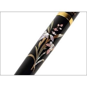 Yamanaka Lacquer Ware MAKI-E Urushi Lacquer Fountain Pen - Handcrafted Orchid Design | Premium Japanese Writing Instrument for Calligraphy, Business Gifts & Collectors