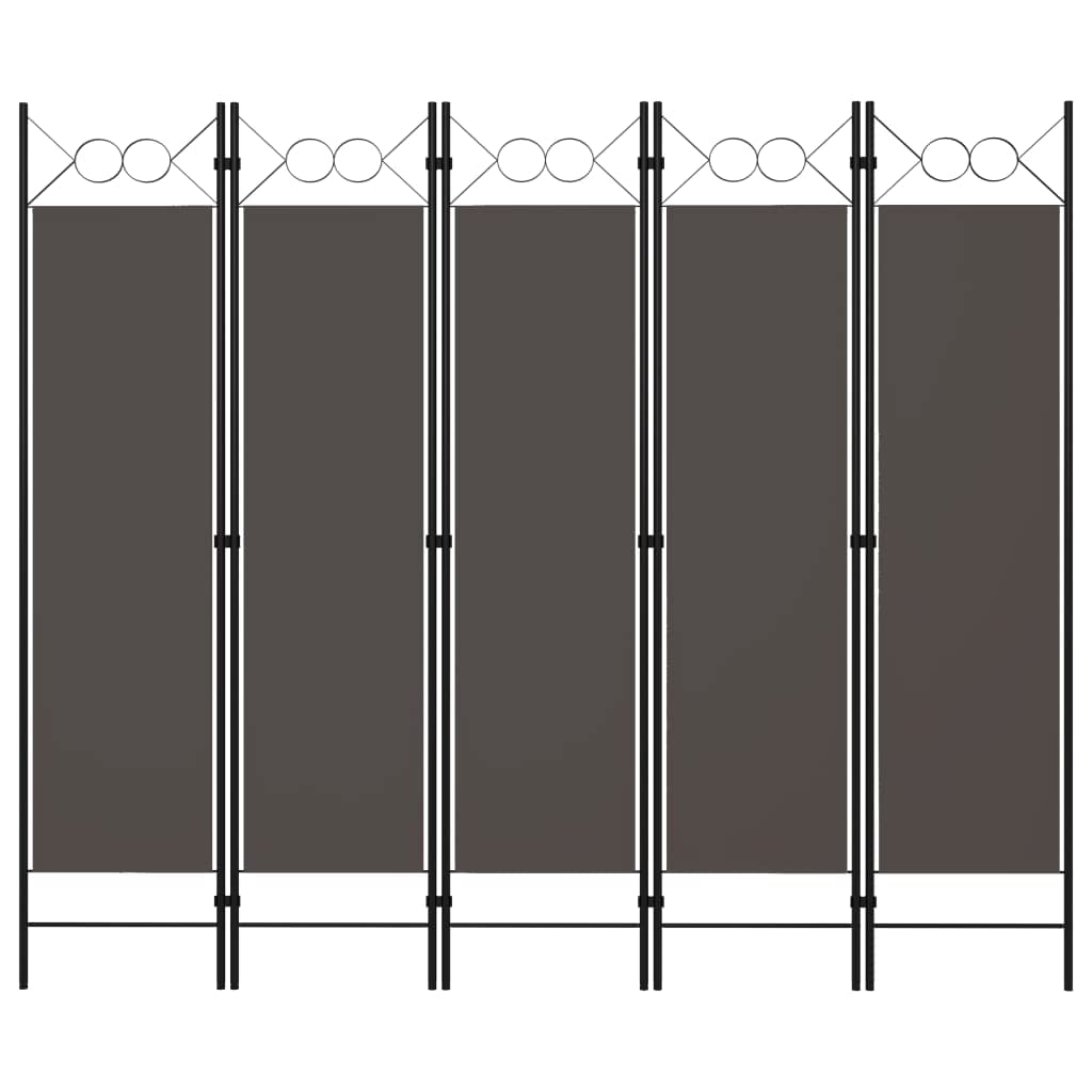 5-Panel Folding Room Divider Screen - 78.7
