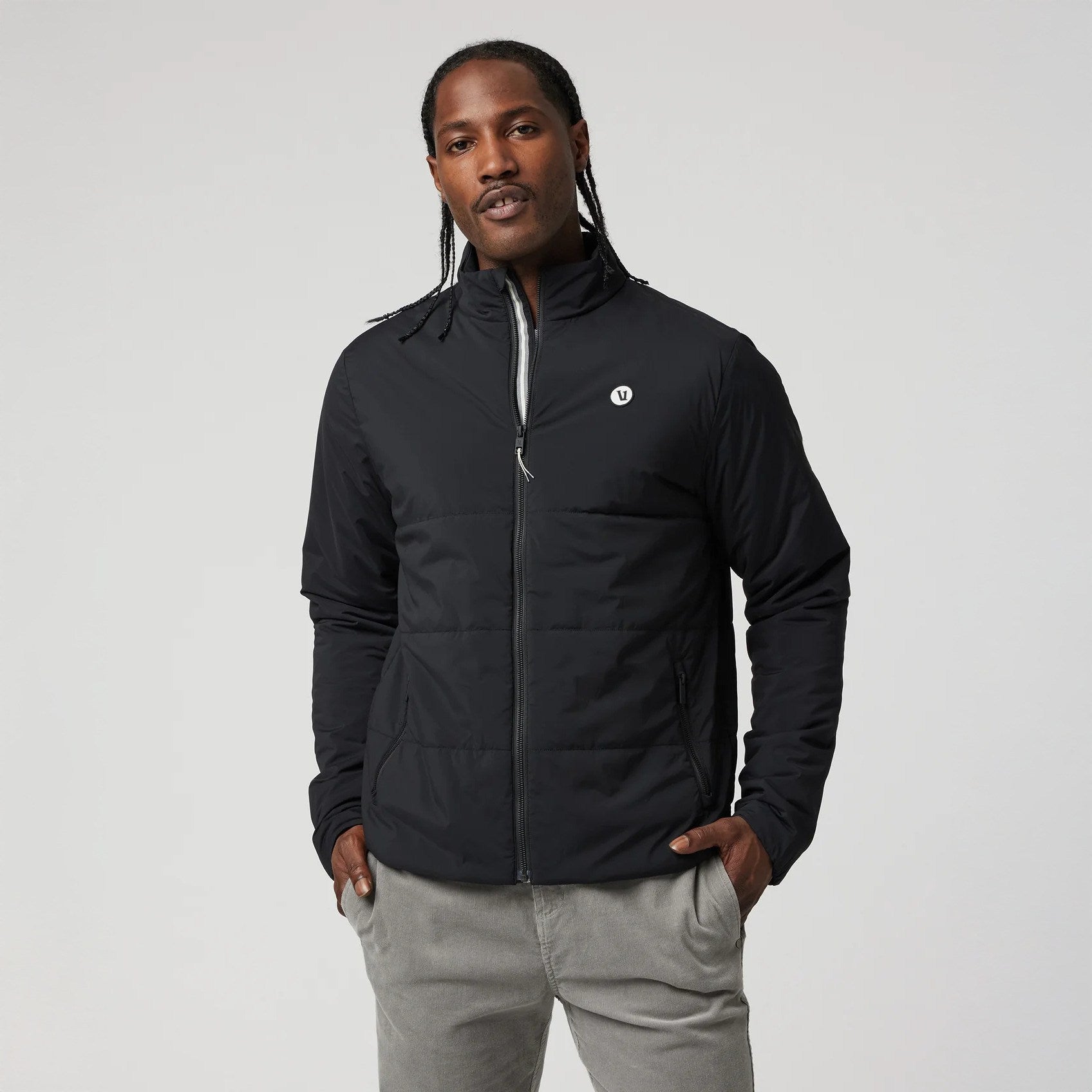 Vuori Men's Echo Insulated Jacket 2.0 - Lightweight Waterproof Winter Coat for Hiking, Skiing & Outdoor Activities
