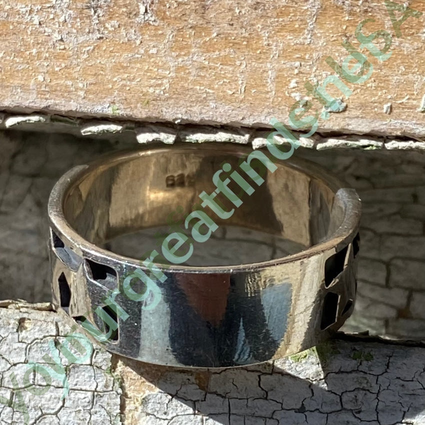 11 Sterling Silver Stars Band Ring for Women - Elegant Stackable Jewelry for Everyday Wear & Special Occasions