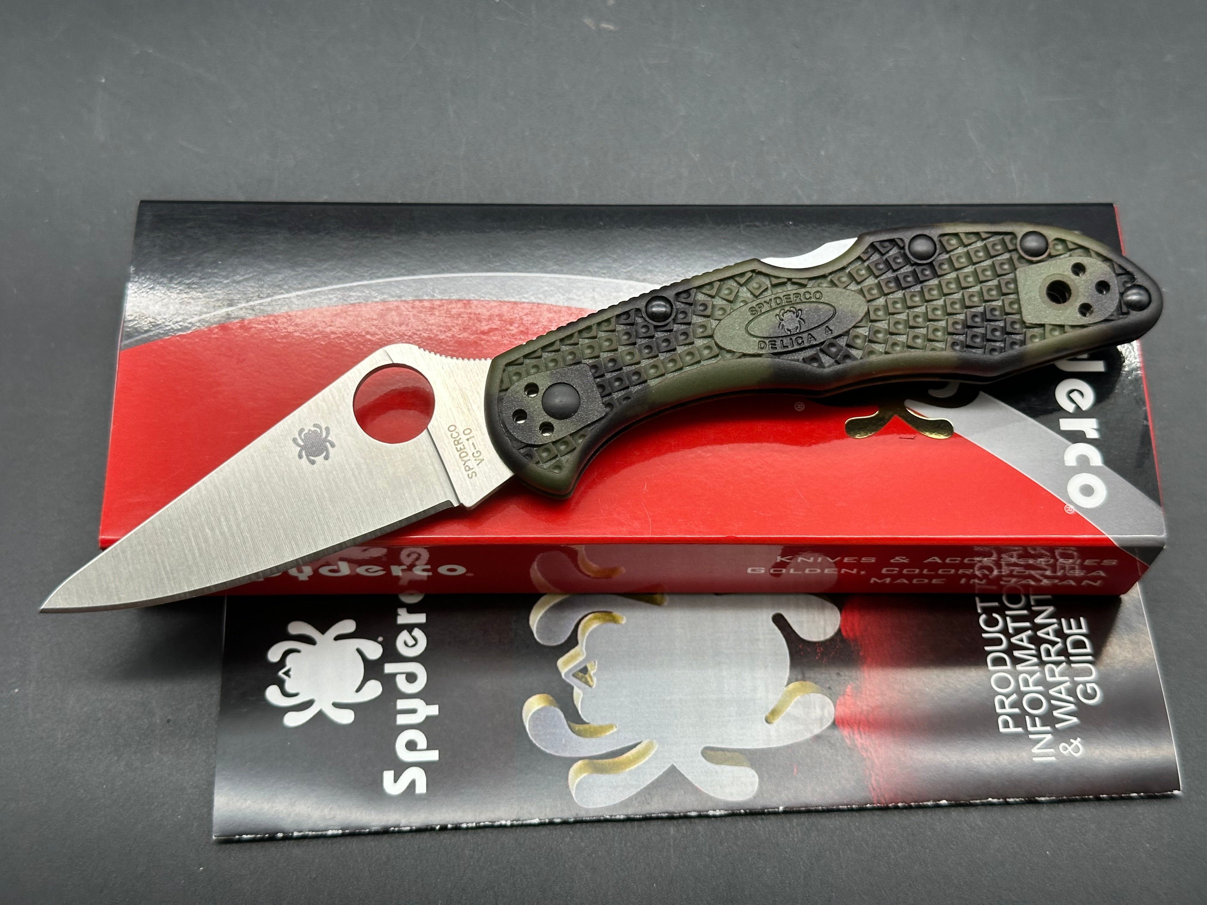 Spyderco Delica 4 Lightweight Folding Knife - 2.89