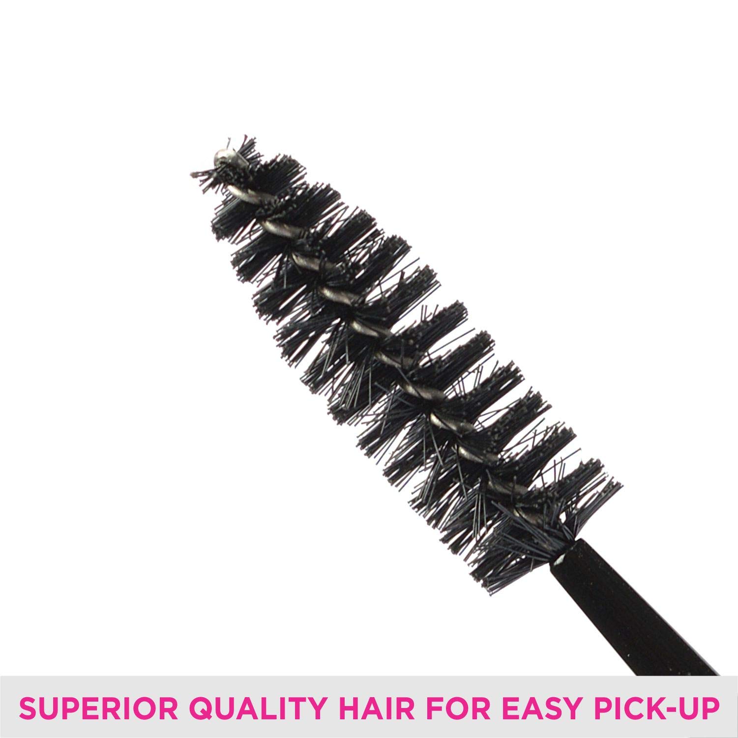 VEGA Mascara Brush - Waterproof & Smudge-Proof Brown Eyelash Brush for Natural Volume & Length - Perfect for Daily Makeup, Party & Special Occasions