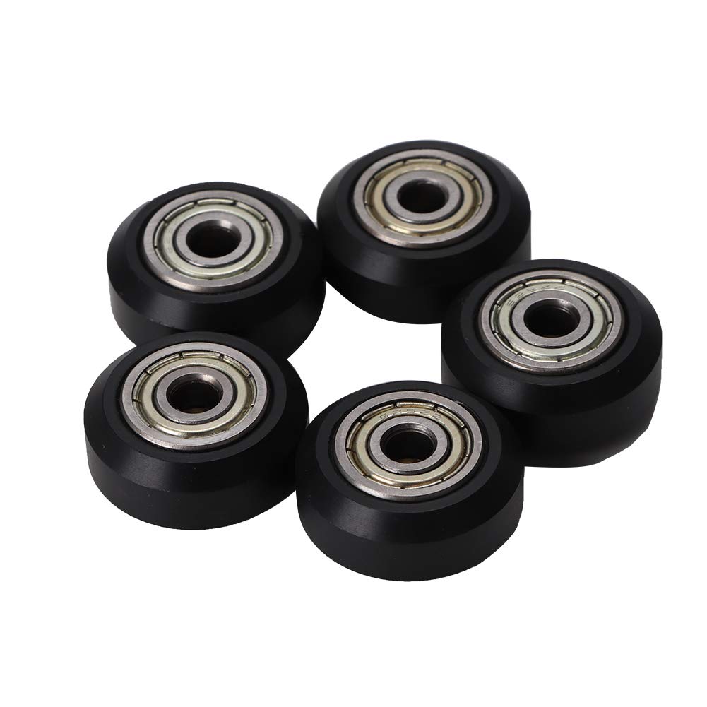 High-Quality POM Passive Wheel 625zz for 3D Printers - 5mm Hole Plastic Pulley Round Wheel Linear Bearing Pulley - Compatible with Most 3D Printer Models - Perfect for Smooth Motion and Precision Printing