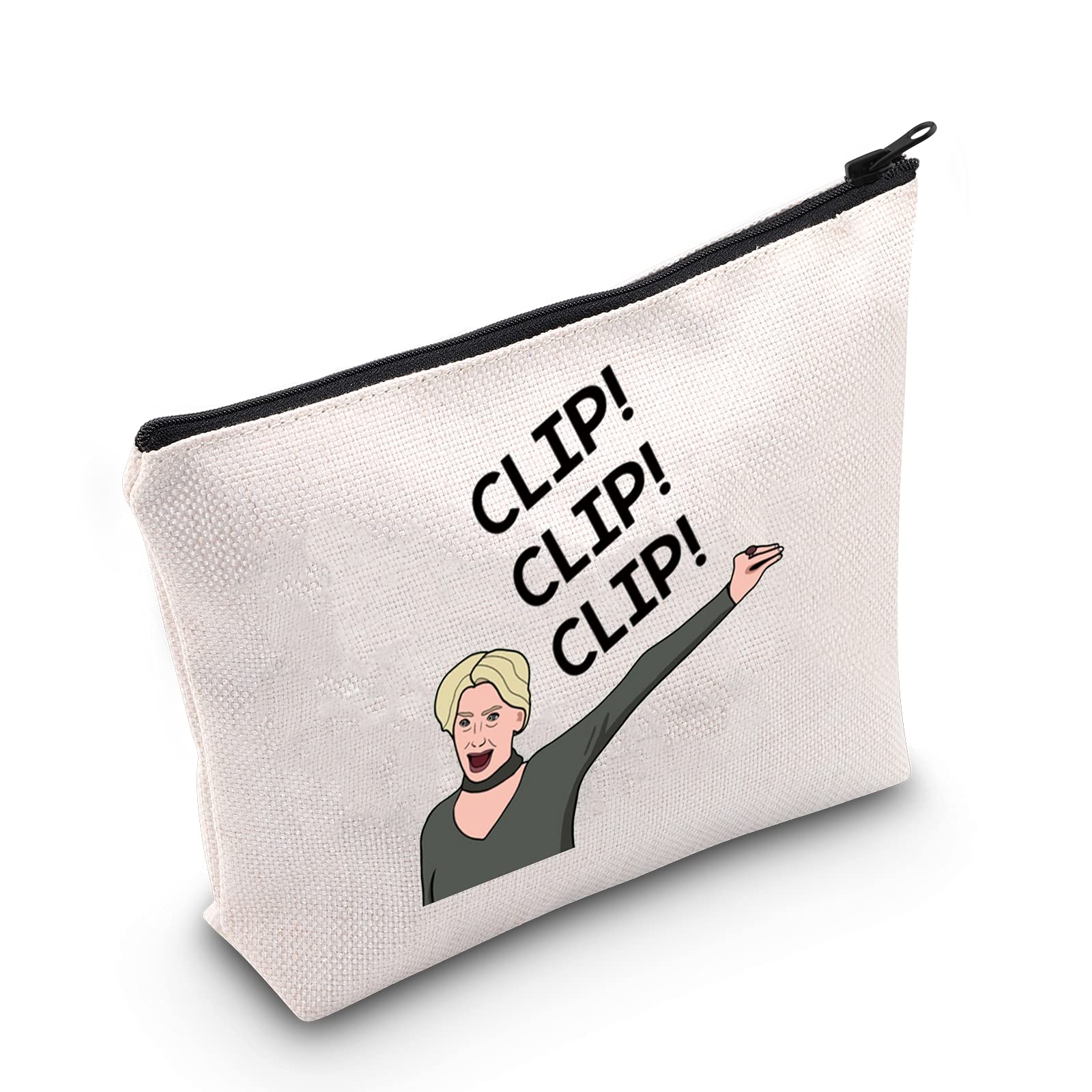 LEVLO Real Housewives TV Show Inspired Cosmetic Bag - Dorinda Medley Themed Makeup Pouch with Zipper - Perfect Gift for Fans - Great for Travel, Gym & Everyday Use
