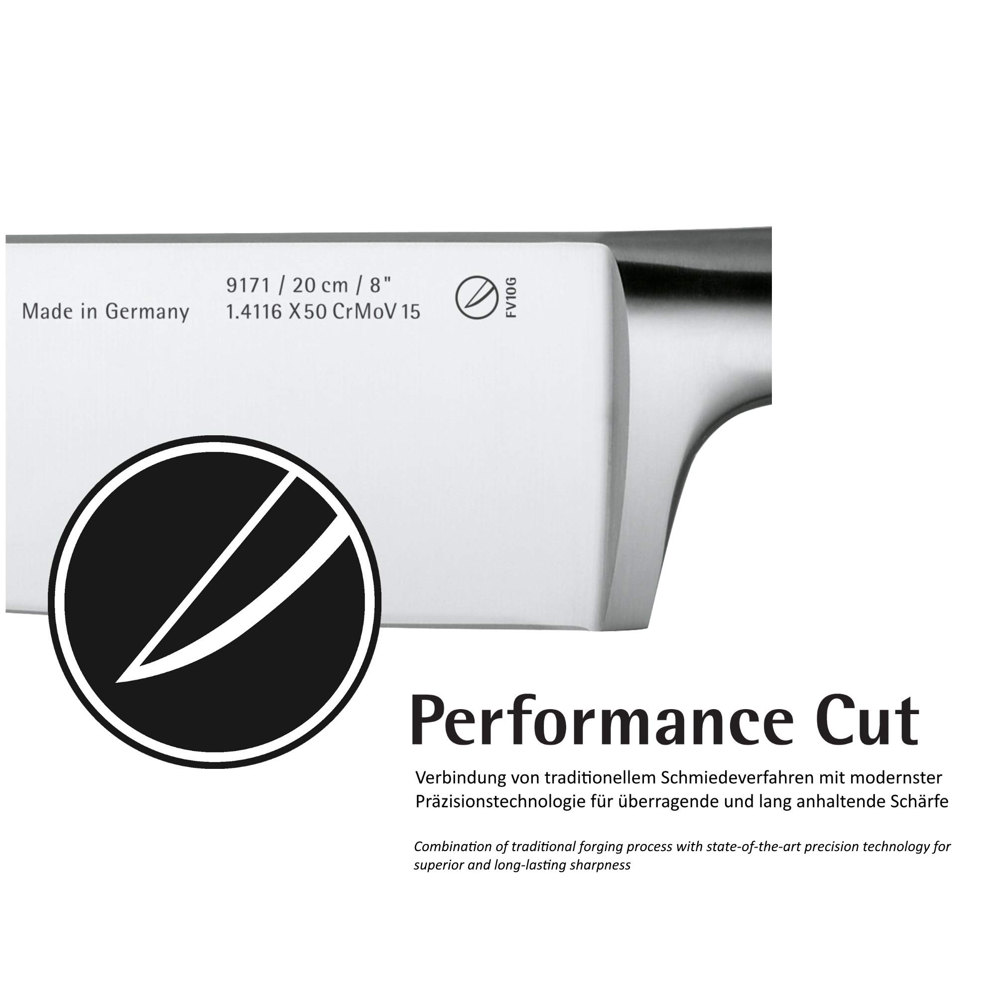 Premium WMF Knife Sets - Spitzenklasse Plus Performance Cutlery for Professional Chefs & Home Cooking | Sharp German Stainless Steel Knives for Slicing, Dicing & Food Prep
