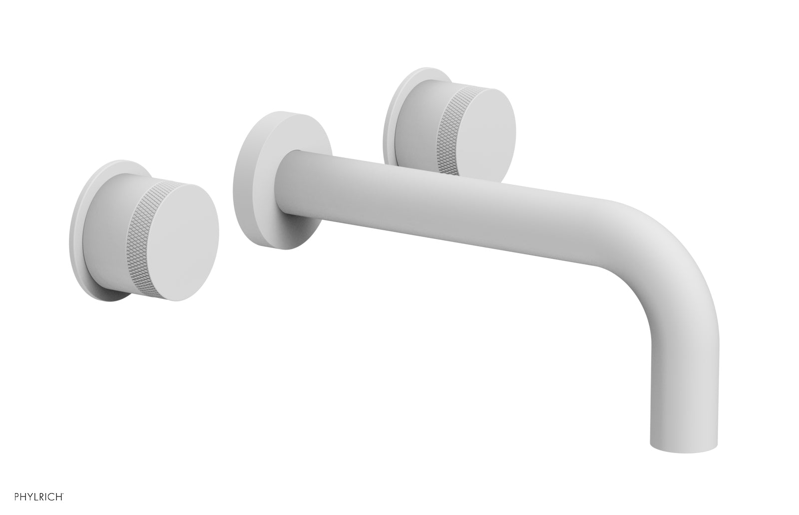 BASIC II Wall Mount Lavatory Set 230 11 - Modern Bathroom Sink Faucet for Small Spaces, Perfect for Apartments & Powder Rooms
