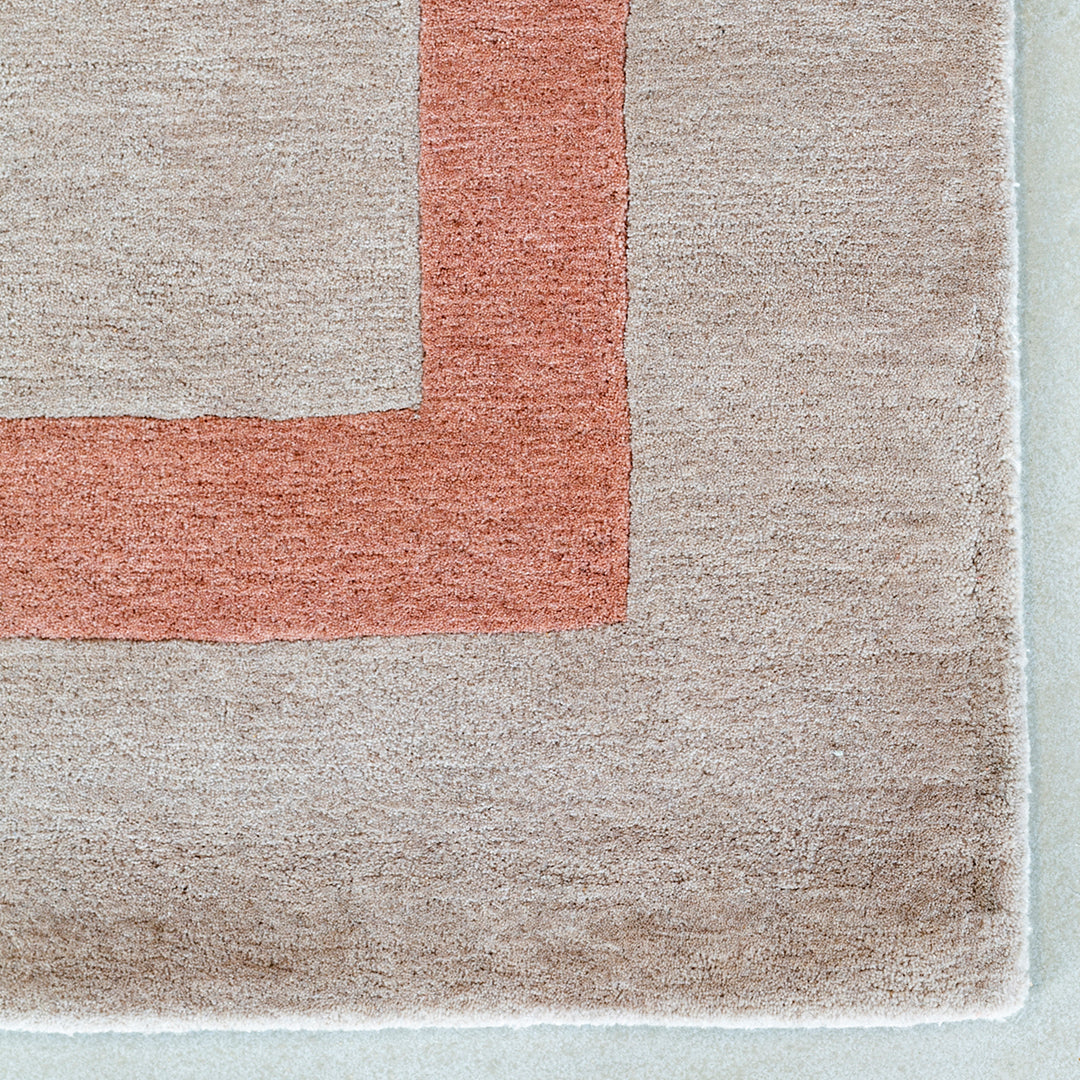 Fragment Structures Rug - Modern Geometric Design Handmade Area Rug for Living Room, Bedroom, Office - Soft & Durable Home Decor for Indoor Spaces
