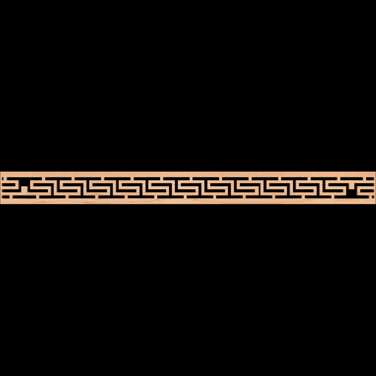 Tulum Fretwork Moulding - Handcrafted Wooden Wall Decor for Home & Office | Perfect for Bohemian, Coastal, and Modern Interior Design Styles