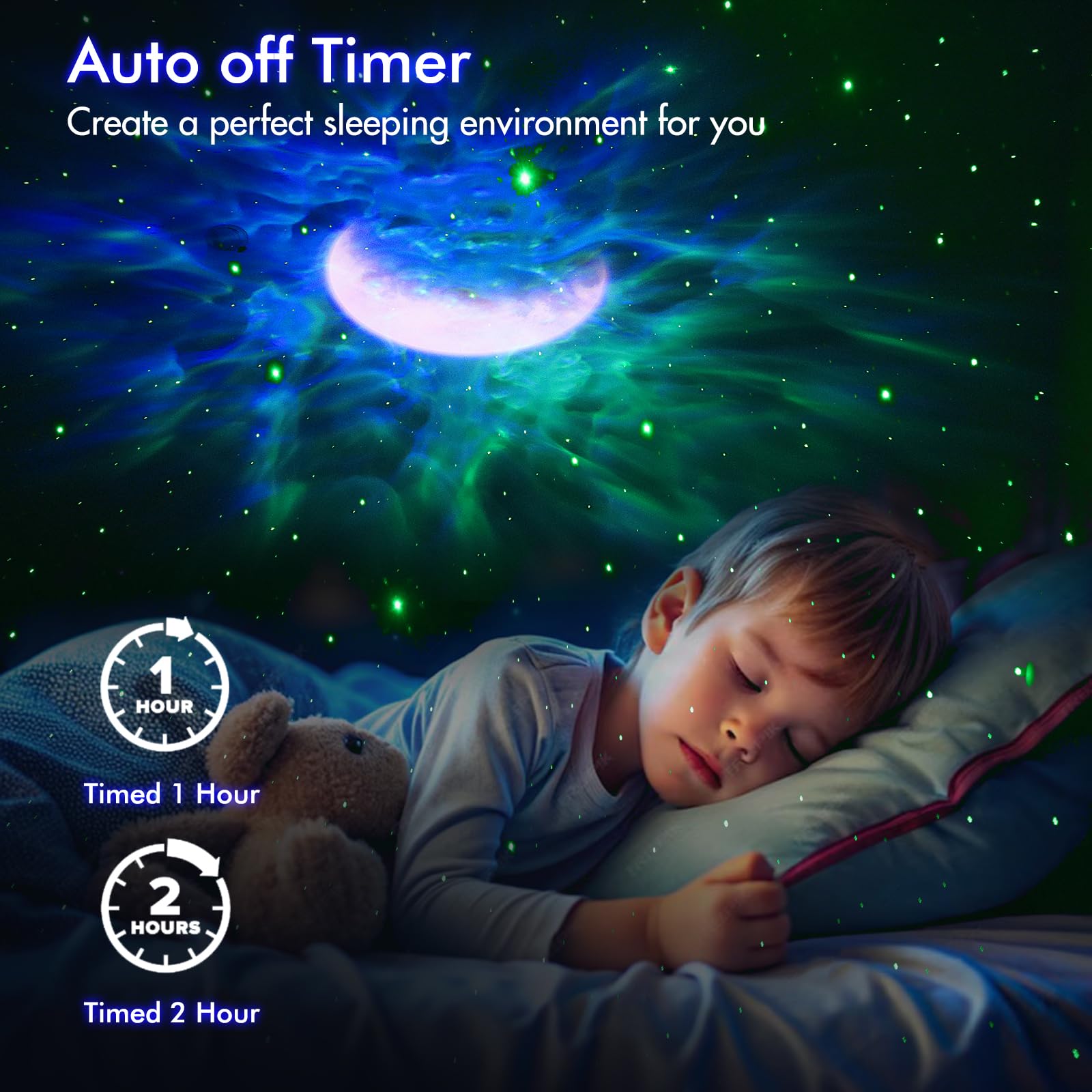 Astronaut Galaxy Projector - Starry Night Sky Projector with Nebula & Moon Effects | LED Night Light with Timer & Remote Control | Perfect for Kids Room, Bedroom Decor, Relaxation & Meditation | Great Gift for Christmas, Birthday (Teens, Adults)