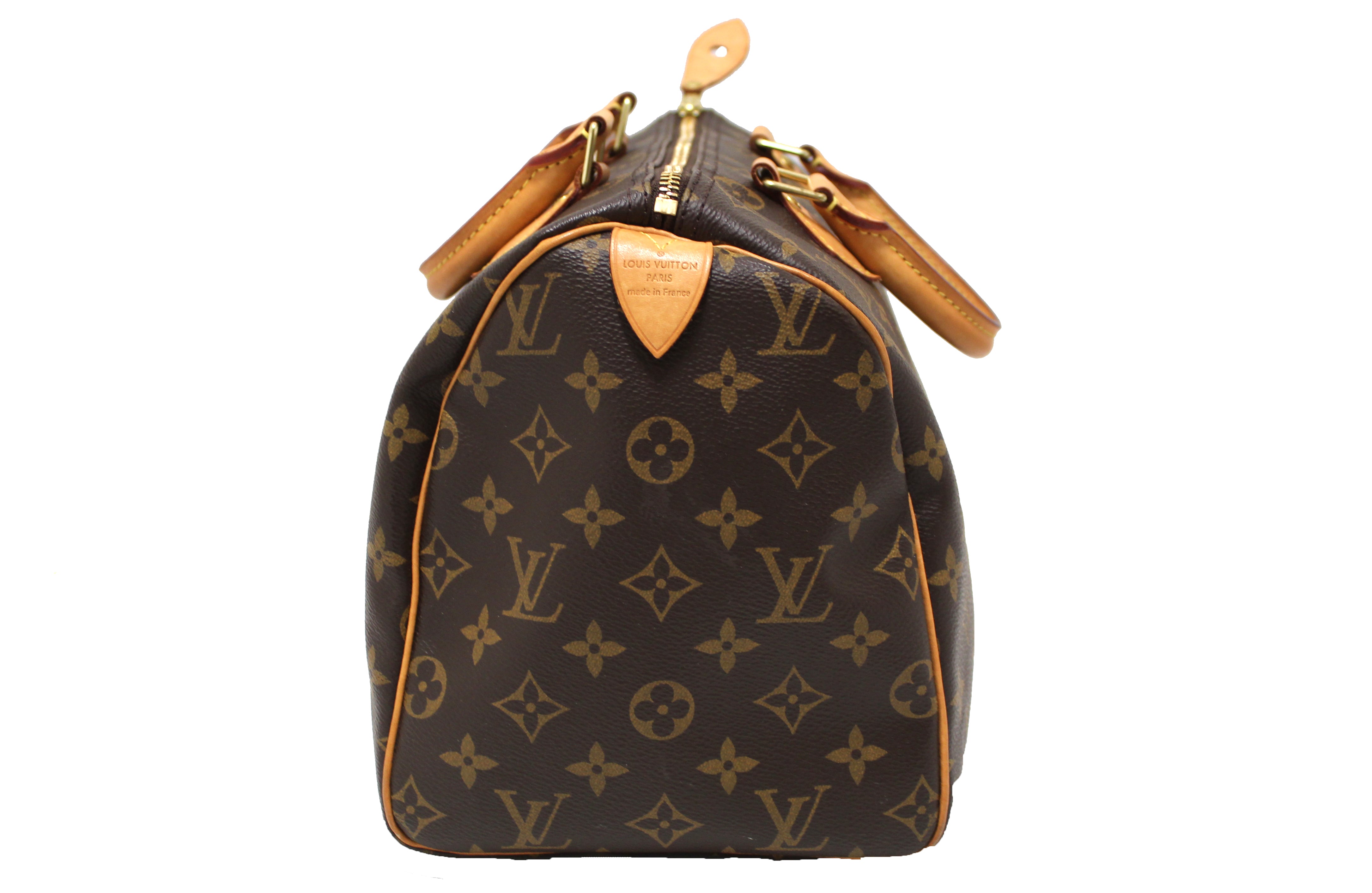 Authentic Louis Vuitton Speedy 30 Handbag - Classic Monogram Canvas Crossbody Purse for Women | Luxury Designer Shoulder Bag for Work, Travel & Everyday Use