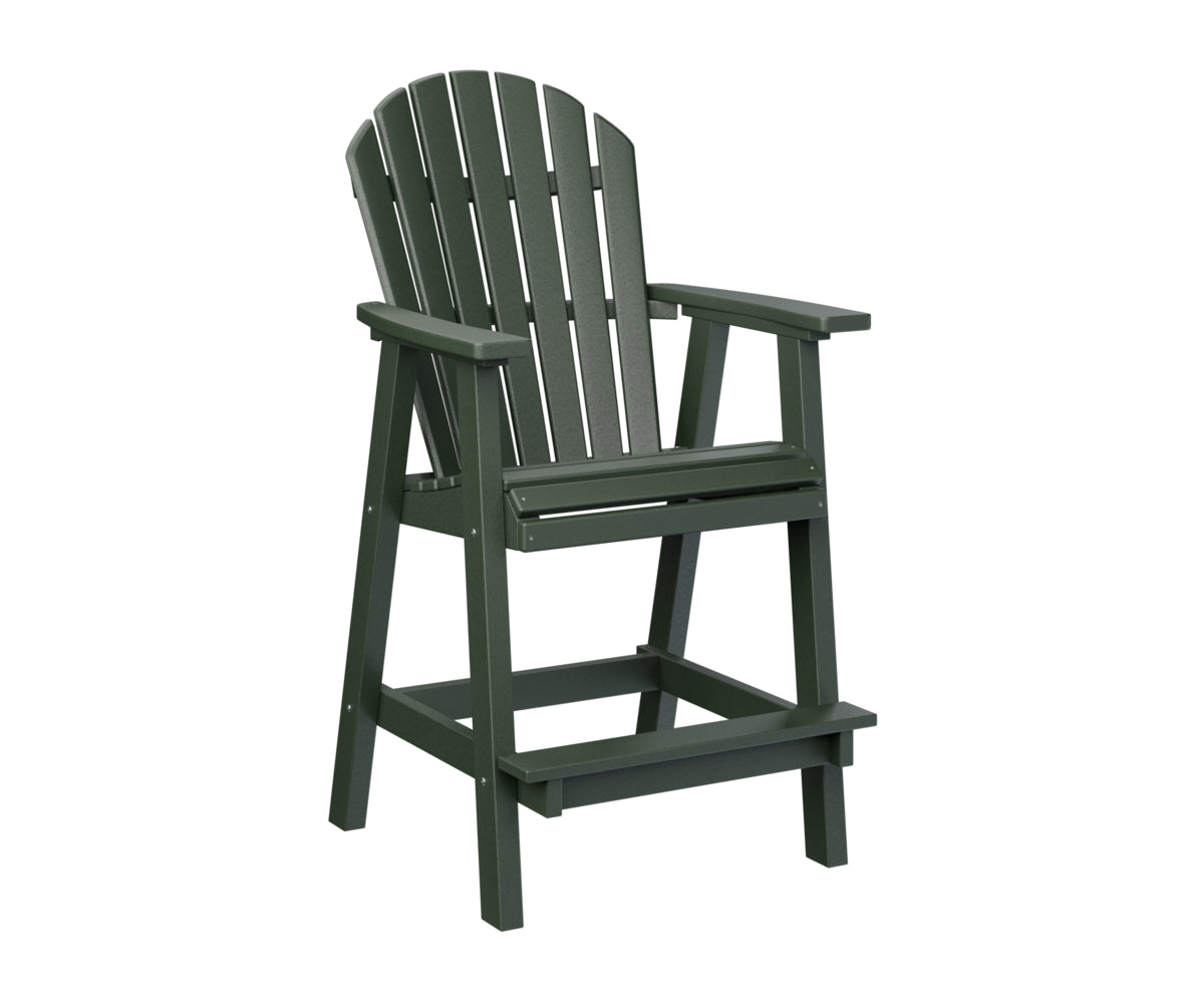 Berlin Gardens Comfo Back Bar Chair - Adjustable Height Swivel Stool for Kitchen Island, Breakfast Nook & Home Bar - Comfortable Padded Seat with Footrest - Perfect for Dining, Entertaining & Relaxing