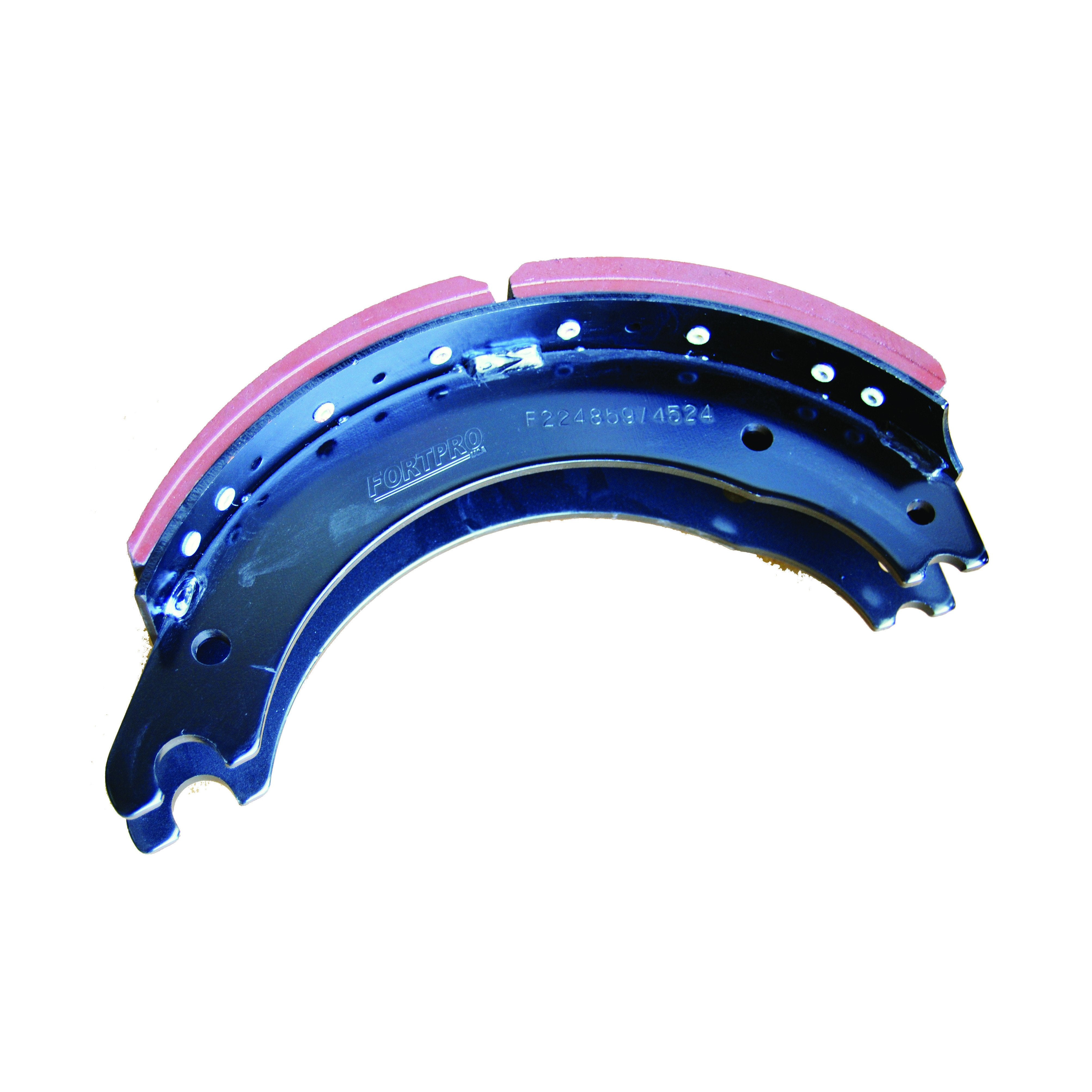 Fortpro 4524Q Mack Front Lined Brake Shoe - 23K GAWR, 16.5x5 Brake Size | F224859 | Heavy-Duty Truck & Trailer Brake Replacement for Improved Stopping Power