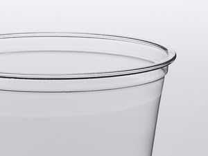 4U'LIFE 12 oz Clear Plastic Ice Cream Cups - 50 Pack Disposable Dessert Bowls for Frozen Yogurt, Parfait, Sundae & Party Serving - BPA-Free & Crystal Clear (Lids Not Included) - Perfect for Ice Cream Shops, Dessert Bars & Home Entertaining