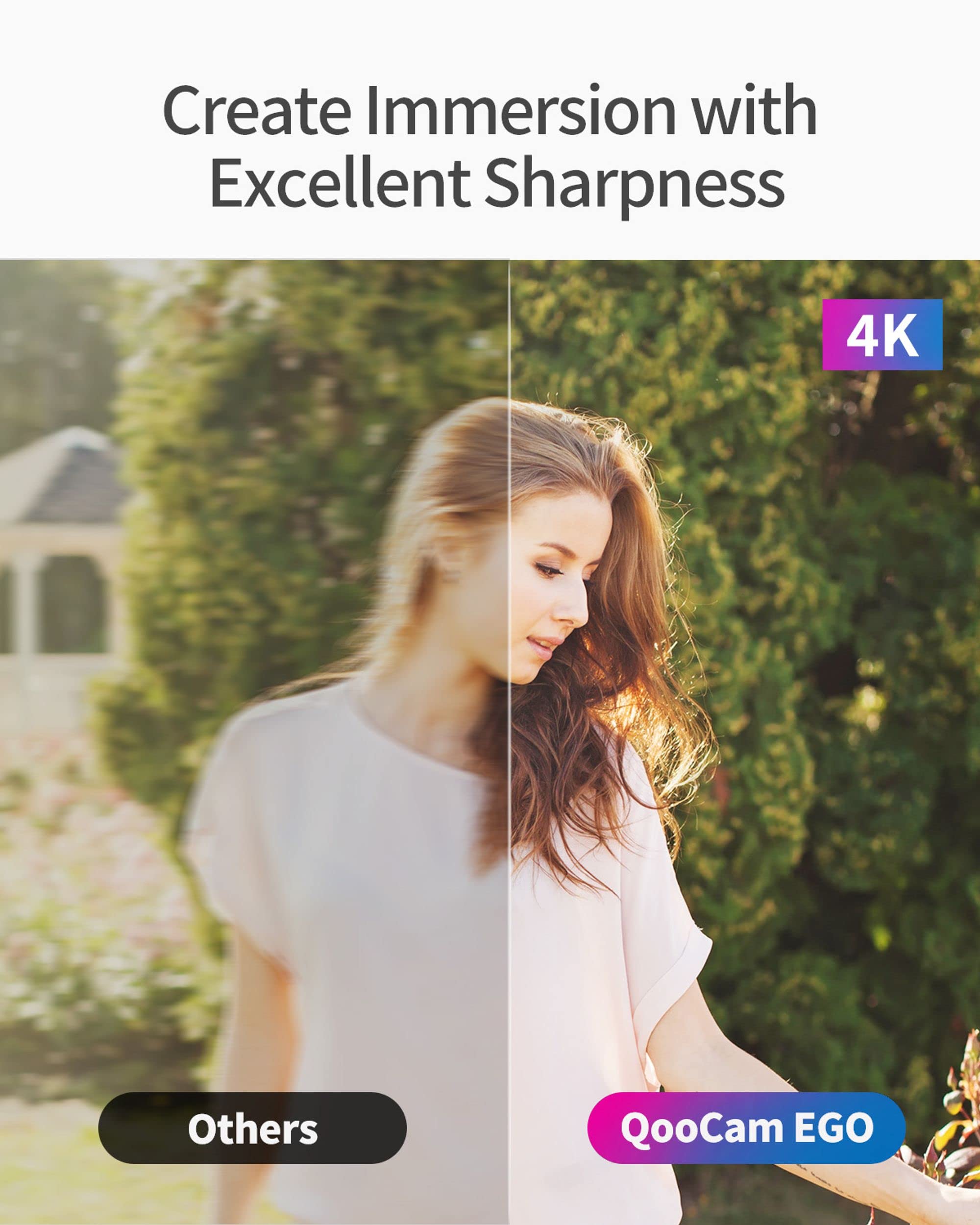 KanDao QooCam Ego 3D VR Camera with Integrated Viewer - 4K 60fps Stereoscopic Video Recording, Instant Display for Travel & Parties - VR Content Creation Device Compatible with AR Glasses (Black Camera & Red 3D Viewer) - Perfect for Capturing Immersive Memories and Social Media Sharing