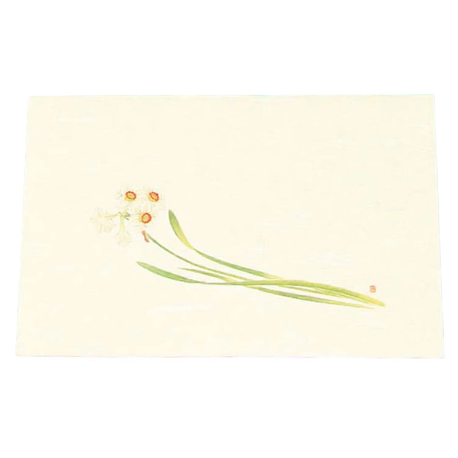 Premium Artec Washi Paper Cream Placemats - Set of 100 Daffodil Design Japanese Style Table Mats for Dining, Parties & Home Decor