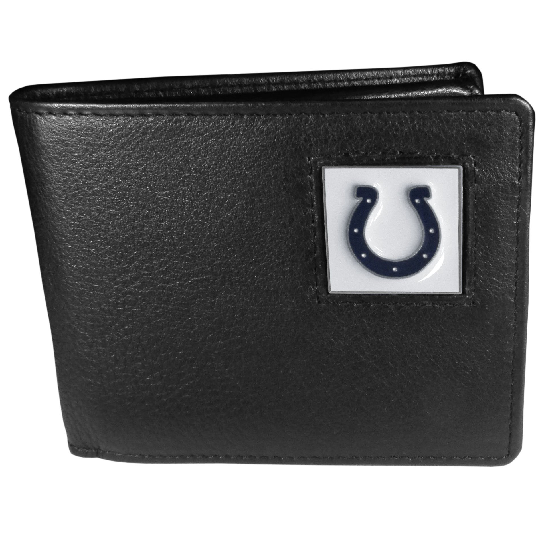 Official NFL Indianapolis Colts Genuine Leather Bi-fold Wallet for Men - Perfect for Game Day, Travel & Everyday Use
