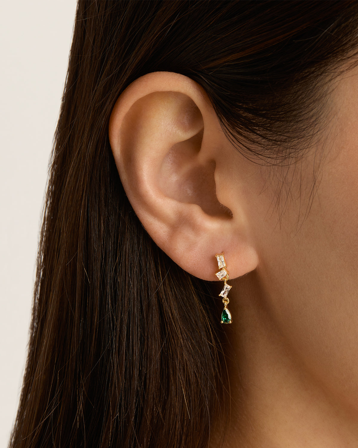 18K Gold Vermeil Magnetic Soul Drop Earrings for Women - Elegant Dangling Ear Jewelry for Parties, Weddings & Special Occasions