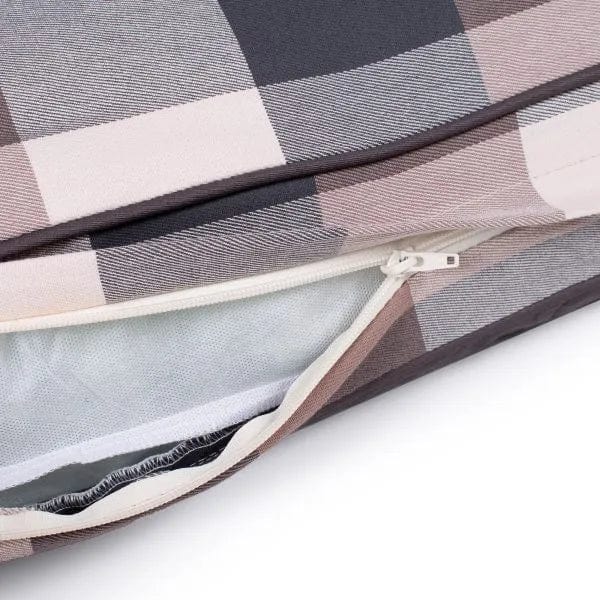 Bold Block Plaid Luxury Bed - Soft & Comfortable King Size Bed for Master Bedroom - Perfect for Modern Home Decor & Cozy Sleep