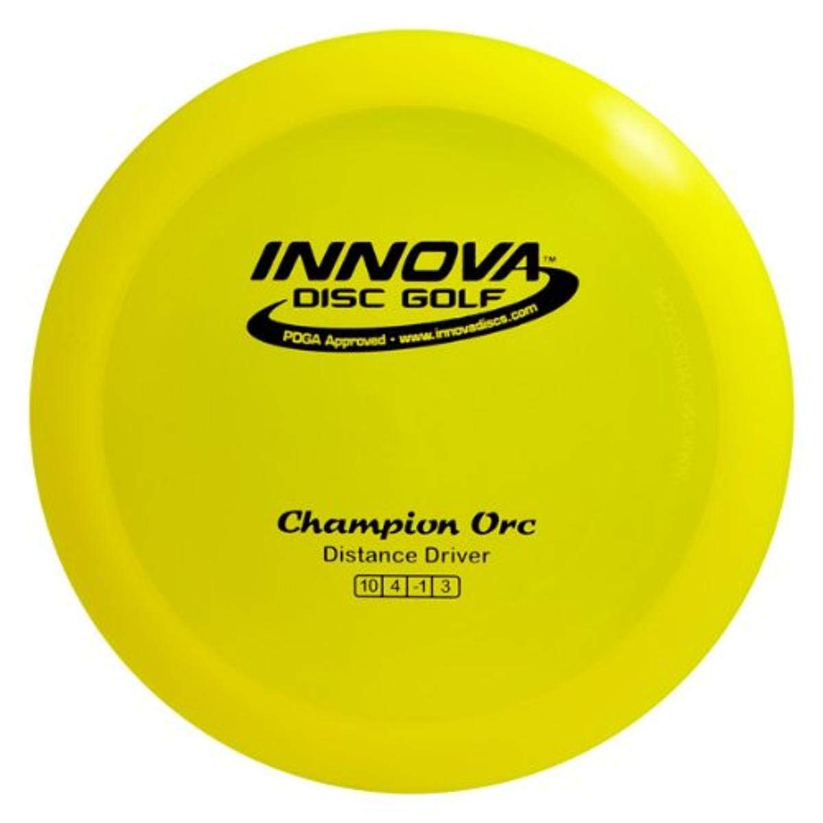 Innova Champion Orc Golf Disc - 160-164gm Premium Plastic for Distance Drivers (Colors May Vary) | Perfect for Tournament Play & Long-Range Throws