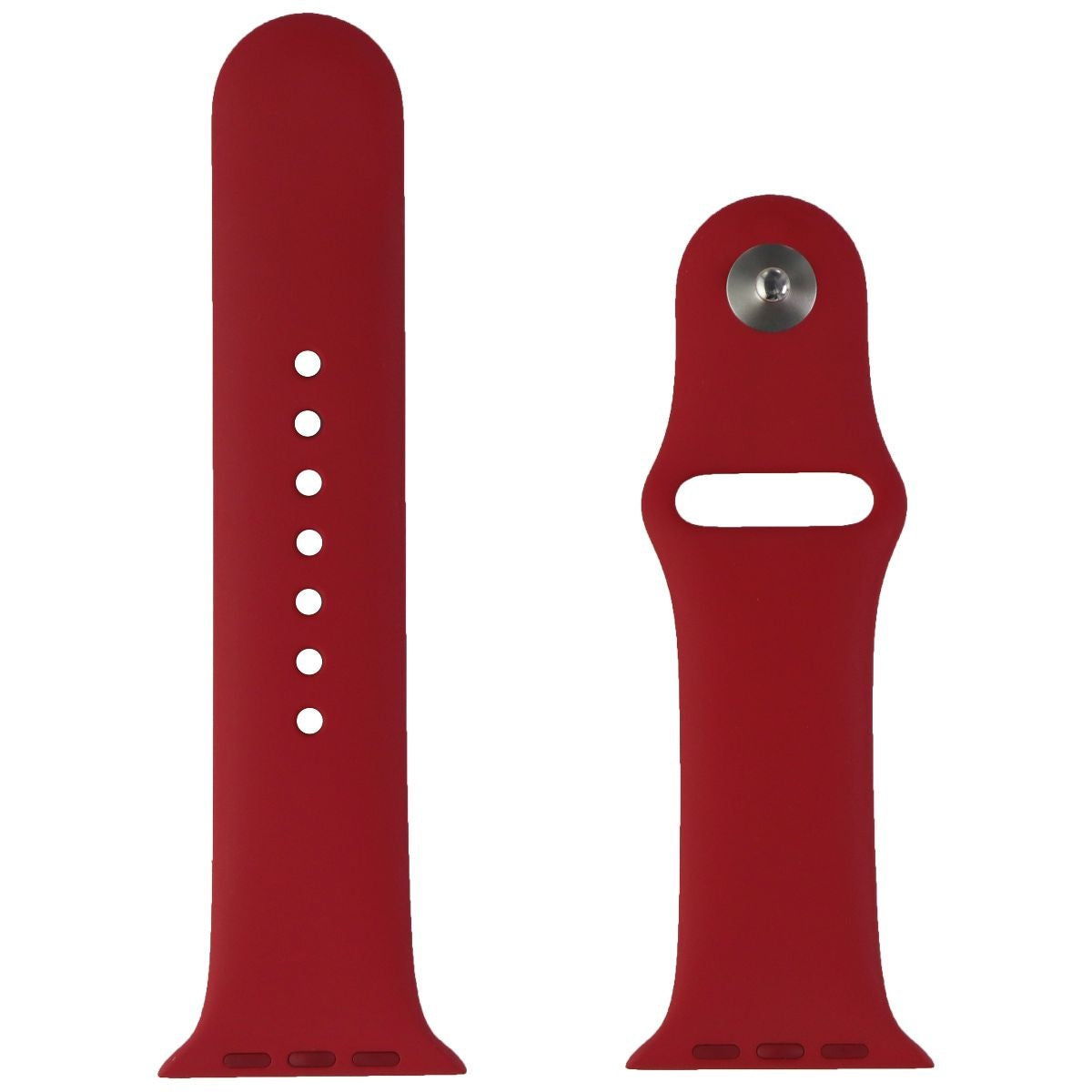 Apple Watch 45mm Sport Band (RED) - Compatible with 42mm, 44mm, 45mm Apple Watch Series 5 - S/M Size - Perfect for Workouts, Running & Everyday Wear