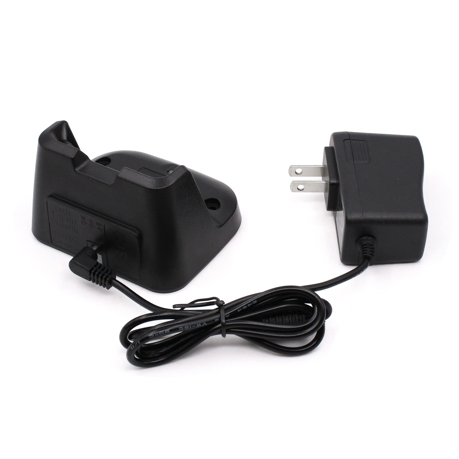 Yaesu FT-70DR FT-70D FT-70 Radio Replacement Charger - Compatible with SBR-24li Battery, Fast Desktop Charger for SBH-28 - Perfect for Ham Radio Enthusiasts & Emergency Communication