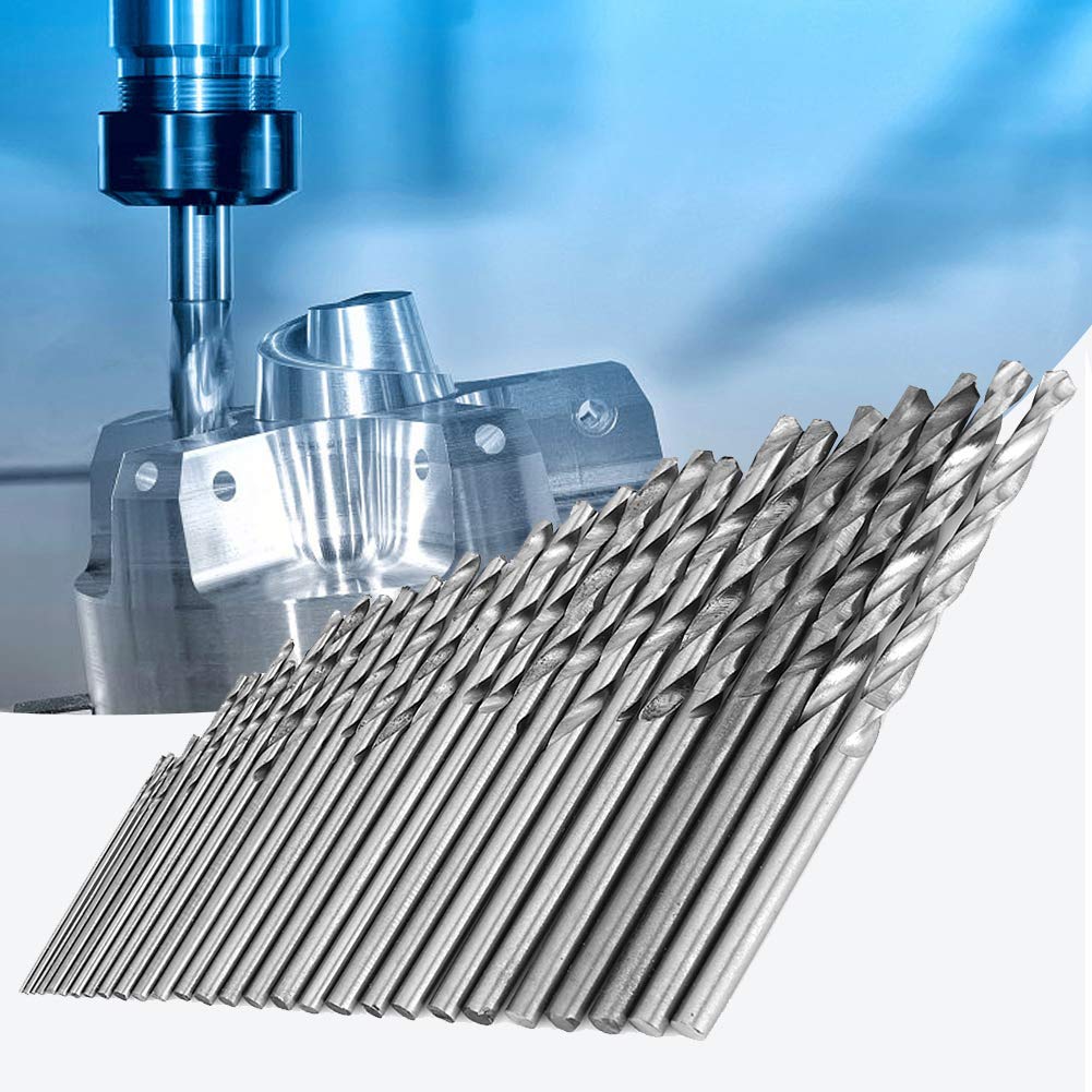 16-Piece HSS High-Speed Steel Drill Bit Set - Straight Shank Spiral Drill Bits for Metal, Wood & Plastic - Perfect for DIY, Electrical Work & Home Improvement Projects