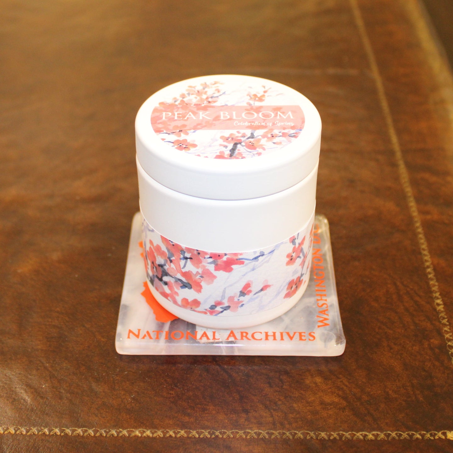 Peak Bloom Cherry Blossom Scented Soy Candle - Floral Home Decor for Relaxation, Romantic Ambiance & Spa Nights - Long Lasting Aromatherapy Gift for Women